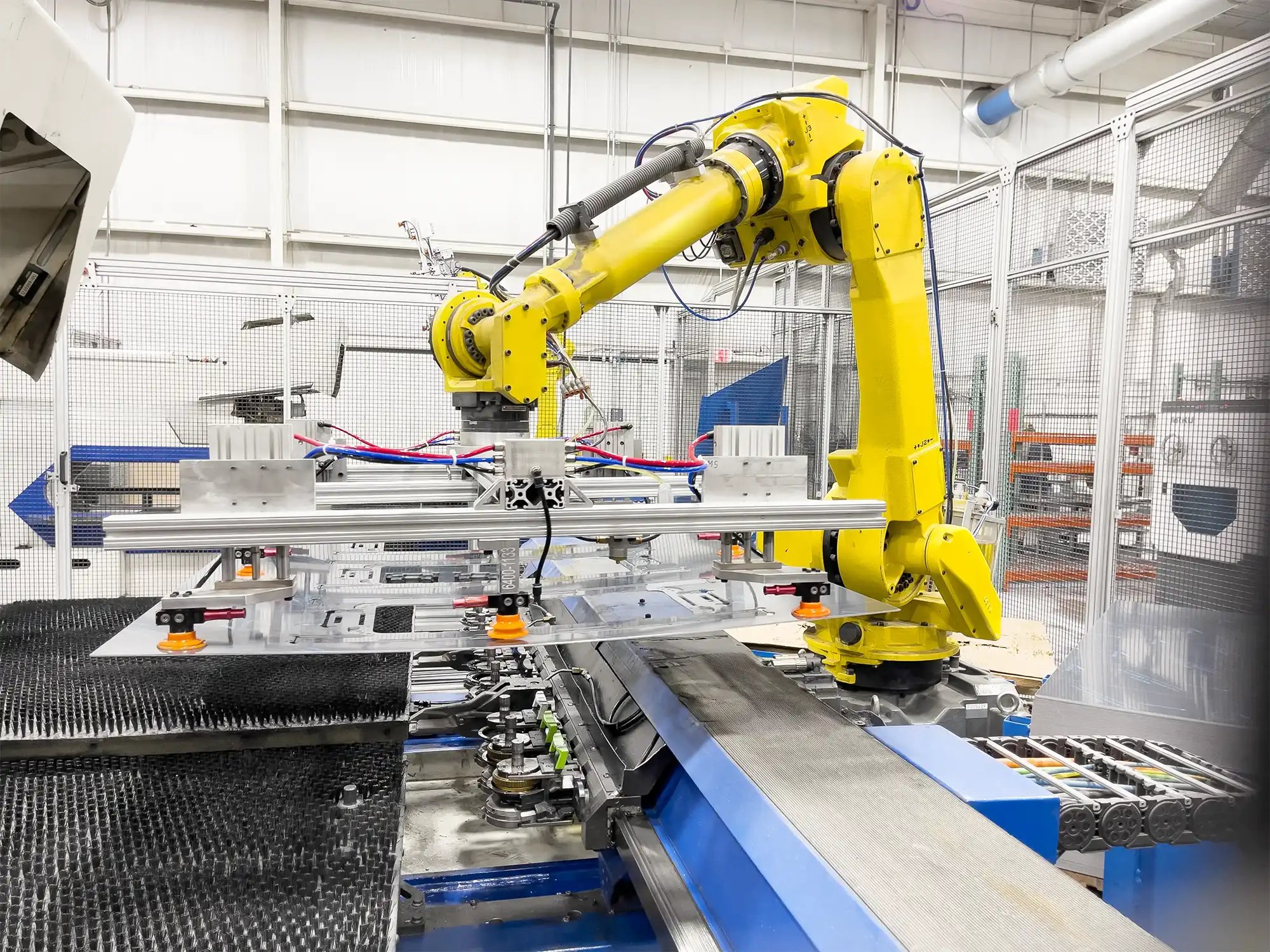 Automated precision manufacturing equipment for surgical cases and trays